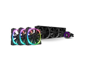 Prosessor-kjøler - NZXT Kraken Z73 RGB (+ 3 x Aer RGB 2 120mm fans) - CPU Vannkjøling - Max 36 dBA - RL-KRZ73-01+3xHF-28120-B1