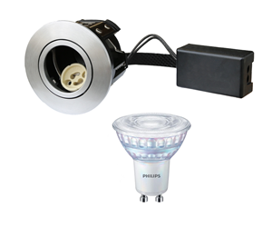 Lamper - CDN Light GEN 1 Downlight incl. GU10, børstet alu - GEN1GU10BS