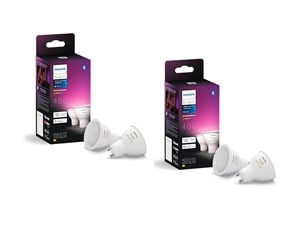 Smarthus - Philips Hue Color GU10 Spotlight - 4-pk. - 8500618