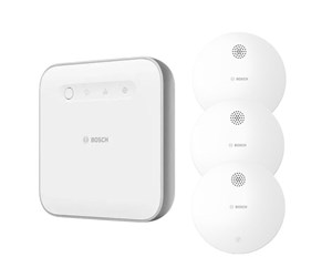 Smarthus - Bosch Smart Home Universalbryter II + Røykvarsler II (3 pkn.) - 8500790