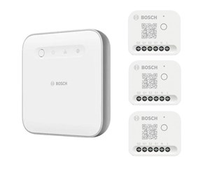 Smarthus - Bosch Smart Home universalbryter II + Lys-/rulleskoddestyring II (3-Pack) - 8500791