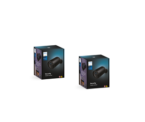 Smarthus - Philips Hue Secure Camera Battery Black 2 pack - 8500903