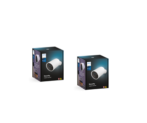 Smarthus - Philips Hue Secure Camera Battery White 2 pack - 8500905