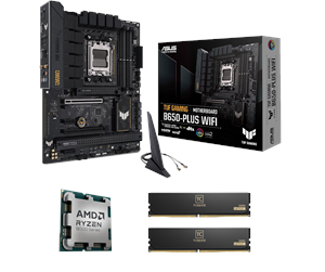 Prosessor/CPU - AMD Bundle 9800X3D + ASUS TUF GAMING B650-PLUS WIFI + Team Group T-Create Expert DDR5-6000 32GB - Prosessor/CPU - 8 kjerner - 4.7 GHz - AMD AM5 - AMD Boks (uten kjøler) - TGB650-PLUSWIFI+9800X3D+TG32GBD56000