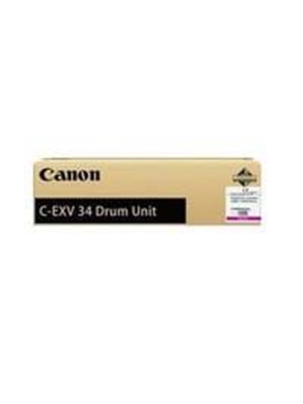 Bilde av Canon C-exv 34 / 3788b003 Magenta Drum - Trommelsett Rød