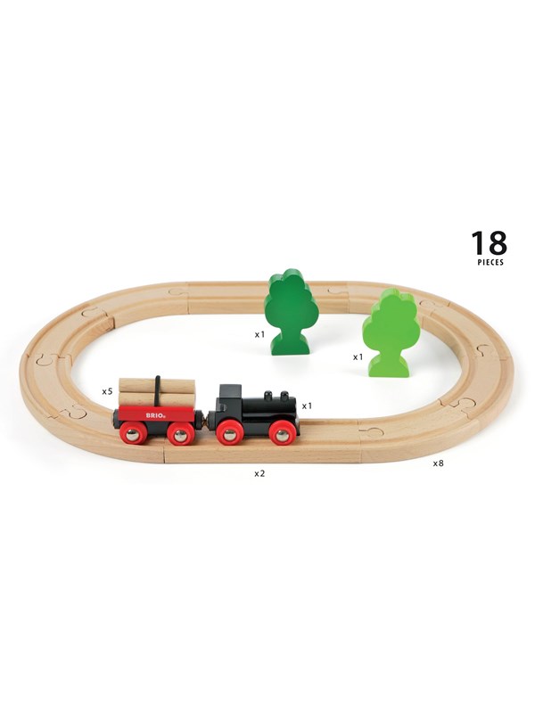 Bilde av Brio Little Forest Train Set