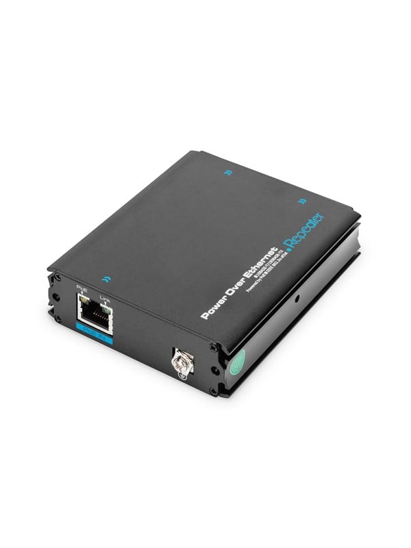 DIGITUS DN-95122 Fast Ethernet PoE Extender 1-port PoE in / 2-port PoE out IEEE802.3af/at