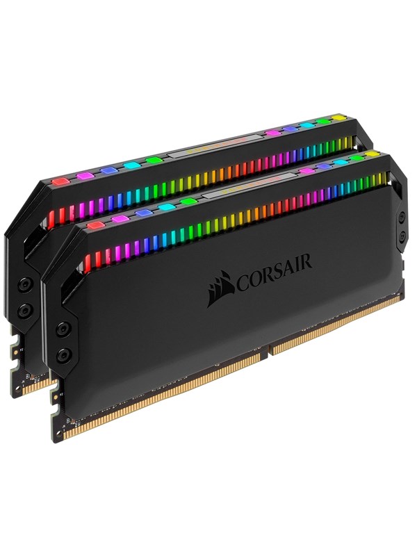 Corsair Dominator Platinum RGB (AMD edition) DDR4-3200 - 16GB - CL16 - Dual Channel (2 pcs) - Intel XMP - Svart med RGB