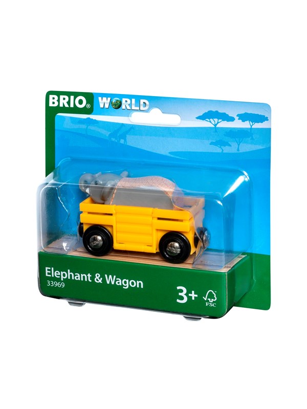 Bilde av Brio Elephant And Wagon