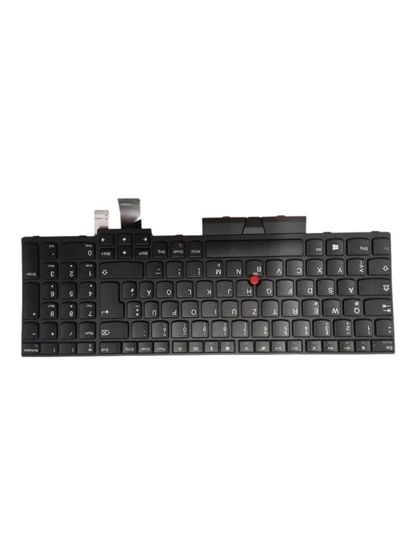 Lenovo Lite-On - Bærbart tastatur - til utskifting - Tysk - Svart