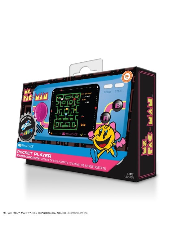 dreamGEAR Pocketplayer Ms.PACMAN 3 games