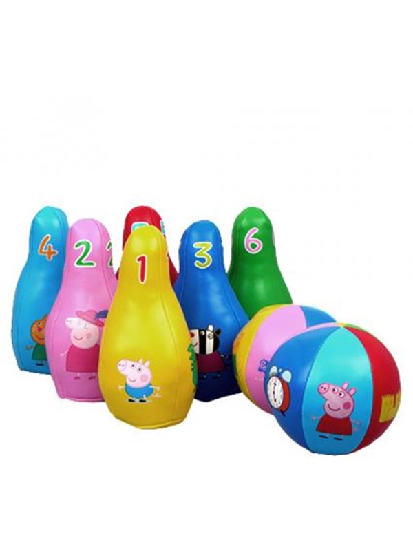 Bilde av Barbo Toys Peppa Pig - Soft Bowling Set