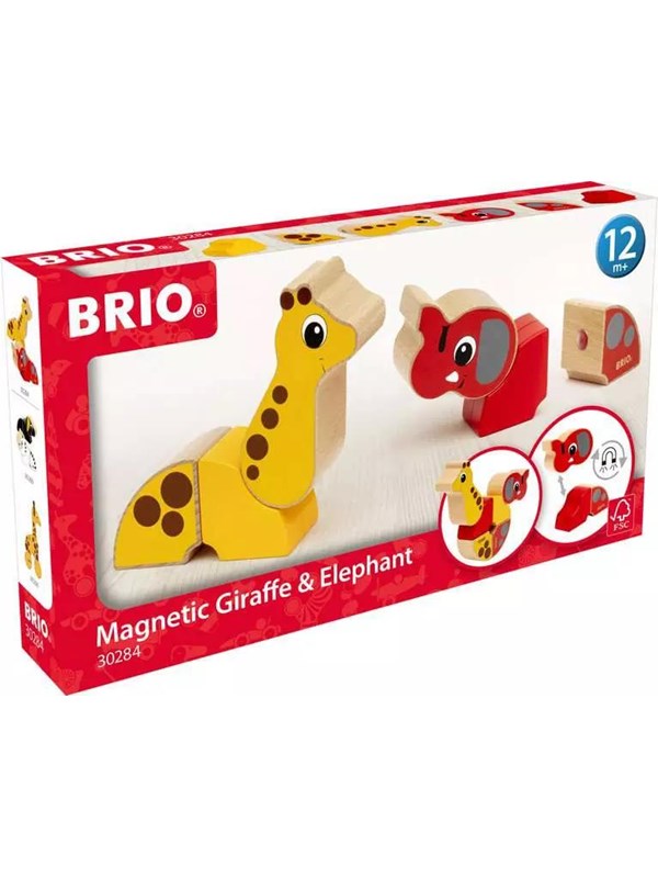 Bilde av Brio Magnetic Giraffe And Elephant