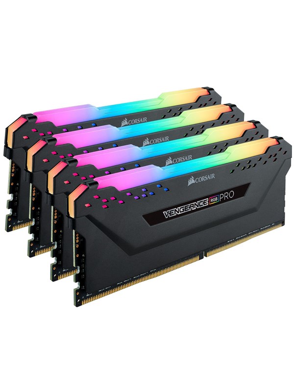 Corsair Vengeance RGB PRO DDR4-3600 - 128GB - CL18 - Quad Channel (4 pcs) - AMD Optimized & Intel XMP - Hvit med RGB