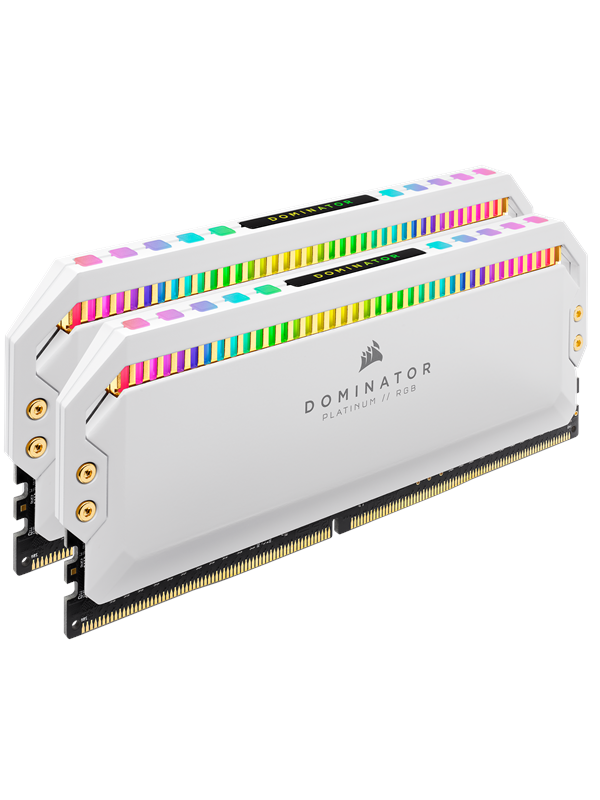 Corsair Dominator Platinum RGB DDR4-3600 - 16GB - CL18 - Dual Channel (2 pcs) - Intel XMP - Hvit med RGB