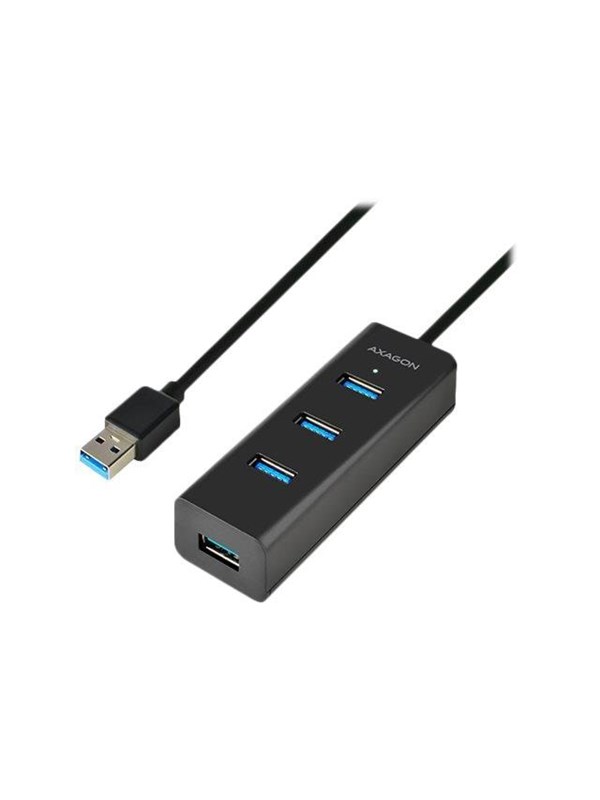 Bilde av Axagon N Hue-s2bl - Hub - 4 Ports Usb-hub - 4 Porter - Svart