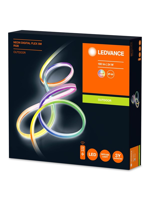 LEDVANCE Neon Digitalflex Remote RGB outdoor LED strip IP44 5 m