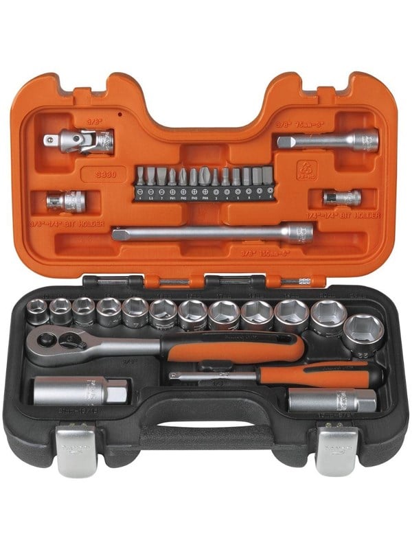 Bilde av Bahco Socket Set 1/4 &amp; 3/8