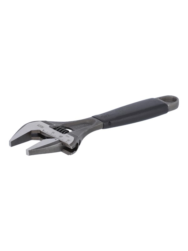 Bilde av Bahco Ergo&#8482; Central Nut Wide Opening Jaw Adjustable Wrench With Rubber Handle And Phosphate Finish