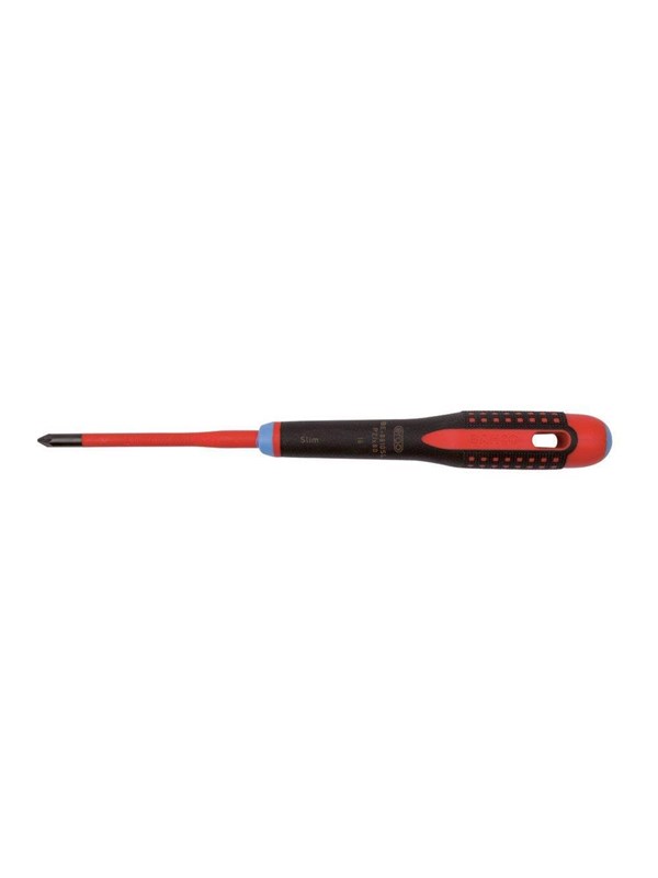 Bilde av Bahco 8820sl Insulated Ergo Pozidriv Screwdrivers With Slim Blades Pz2x100