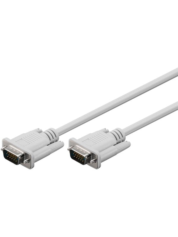 Pro VGA (15pin) - Skjermkabel - 5m - Hvit