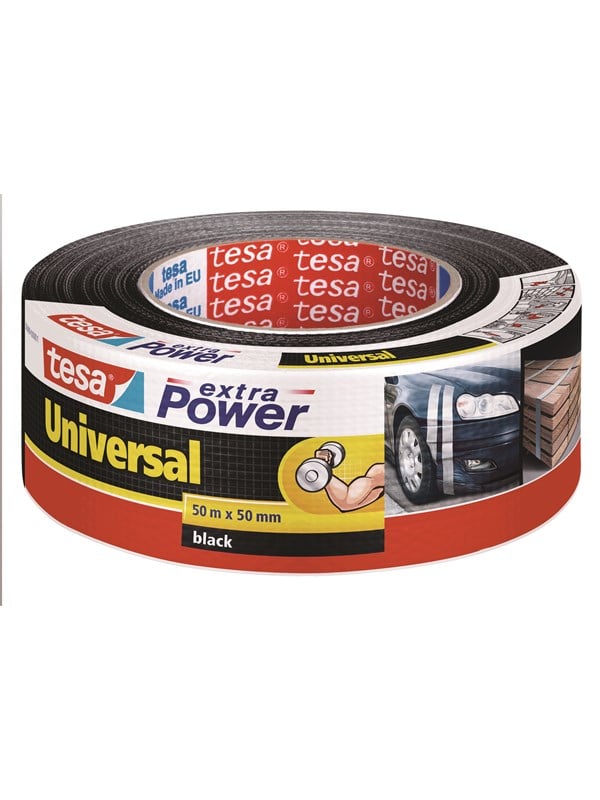 tesa Duct Tape extra Power Universal 50m x 50mm Black