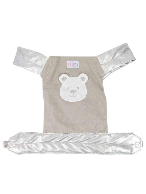 Tiny Treasures Baby doll carrier w. teddy application