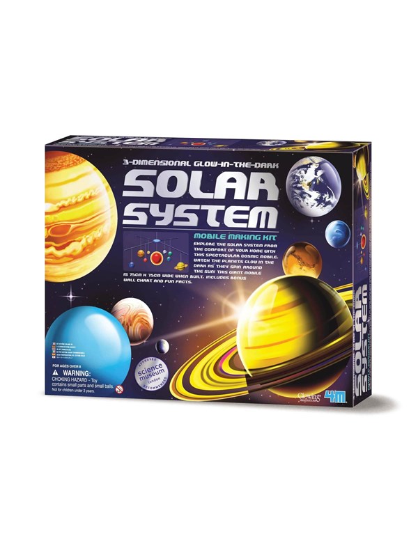 Bilde av 4m Kidz Labs/3d Solar System Mobile Making Kit