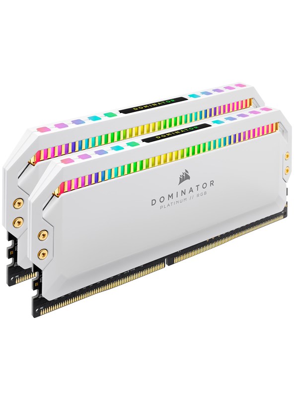 Corsair Dominator Platinum RGB DDR4-3600 - 32GB - CL18 - Dual Channel (2 pcs) - Intel XMP - Hvit med RGB