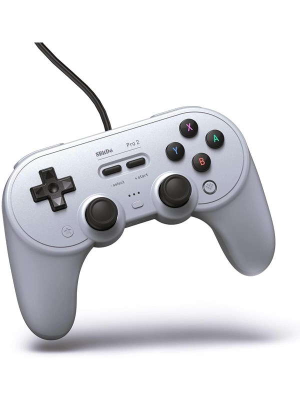 Bilde av 8bitdo Pro2 Wired Gamepad For Switch And Windows - Grey - Controller - Nintendo Switch