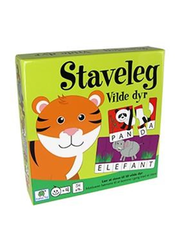 Bilde av Barbo Toys Spelling Game - Wild Animals Dk