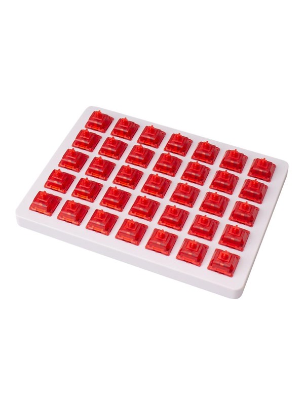 Keychron Switch set - Gateron Ink V2 Red - 35 pcs - Tastebryter - Rød