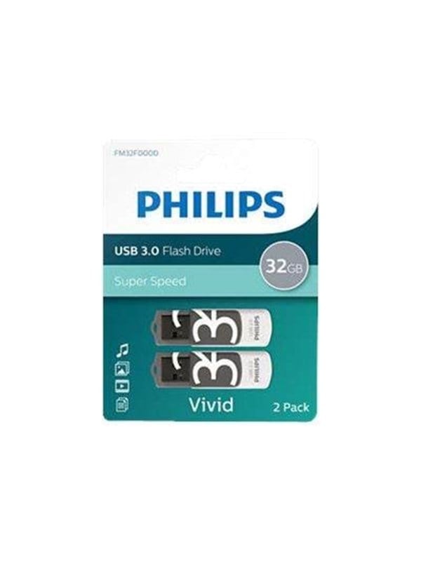 Philips FM32FD00D Vivid Edition 3.0 - USB flash drive - 32 GB - 32GB - Minnepenn