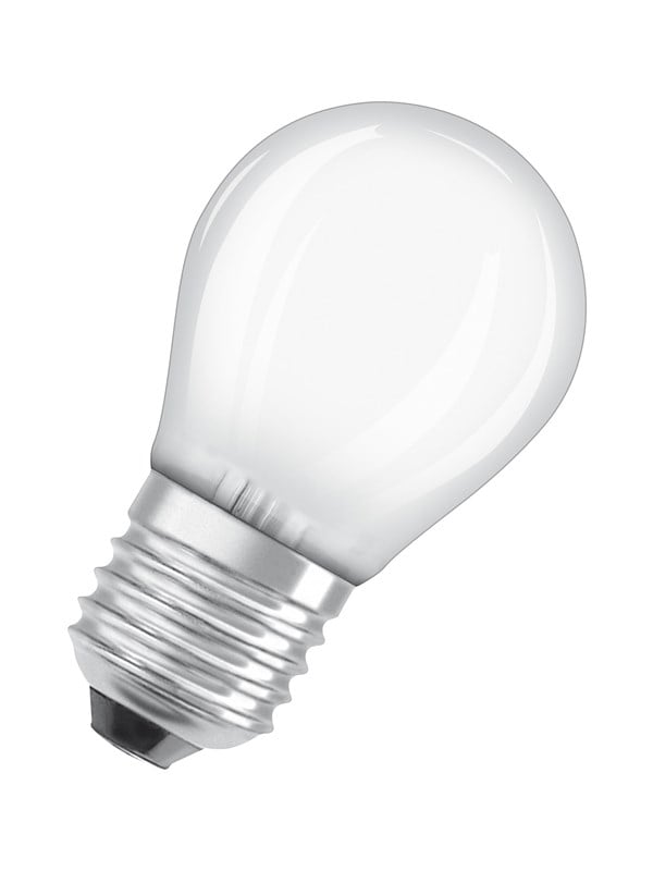 Osram LED-lyspære Comfort Mini-ball 3,4W/940 (40W) Frosted Dimmable E27