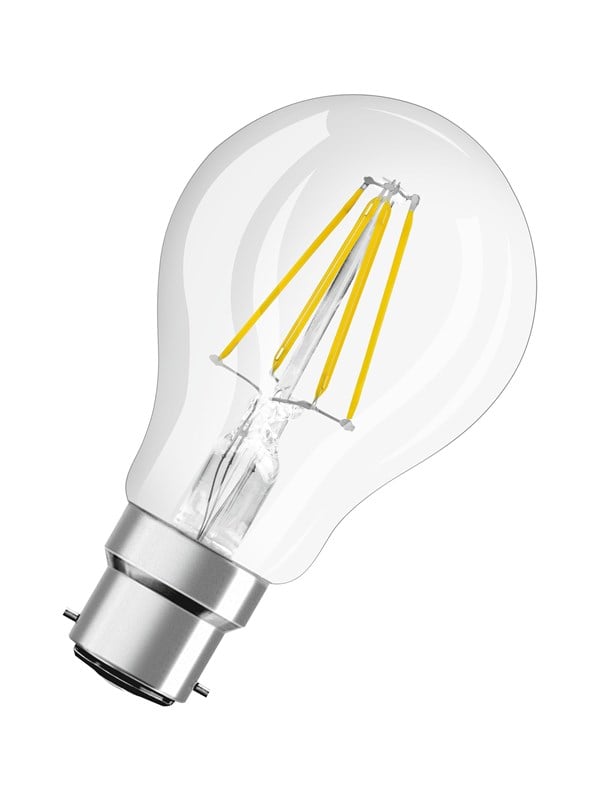 Osram LED-lyspære Standard 6,5W/827 (60W) Clear E27