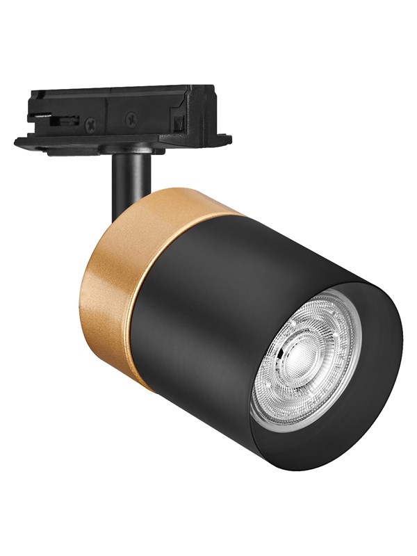 LEDVANCE TRACKLIGHT SPOT CYLINDER GOLD Black