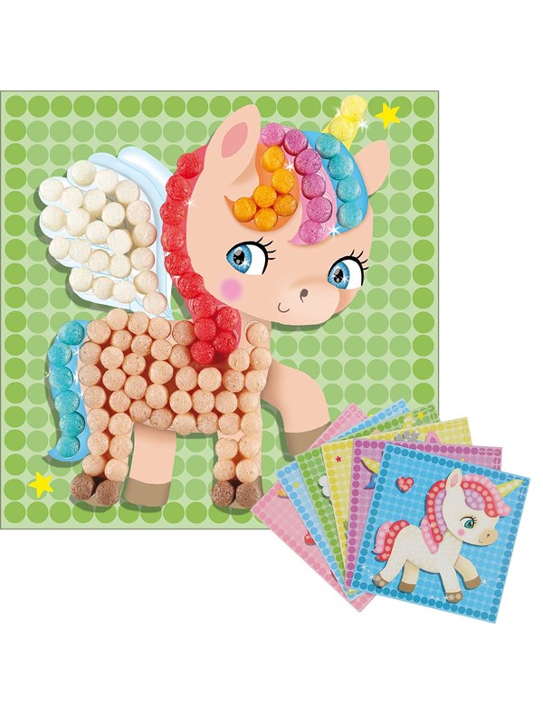 PlayMais Mosaic Cards Decorate Unicorn