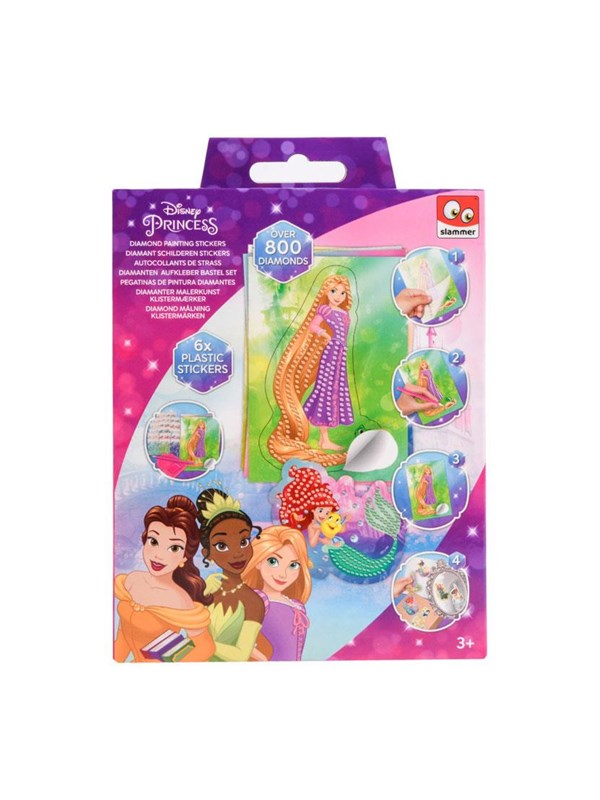 Canenco Disney Princess Diamond Painting Stickers Making