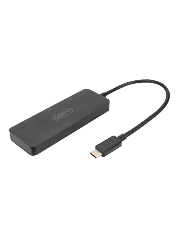 DIGITUS MST Hub - video splitter - USB-C - 3 ports