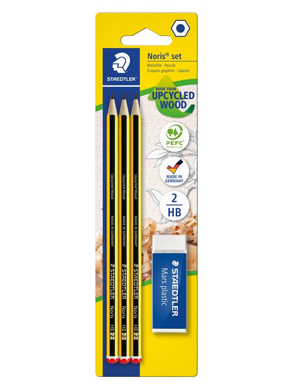 Staedtler Pencil Noris + eraser bc 100% PEFC