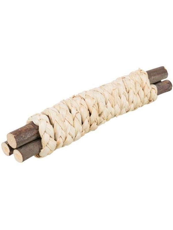 Trixie Wooden sticks with straw 15 × 3 cm