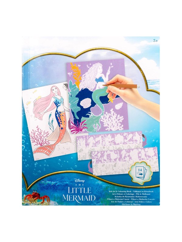 Canenco The Little Mermaid Felt Art and Coloring Book