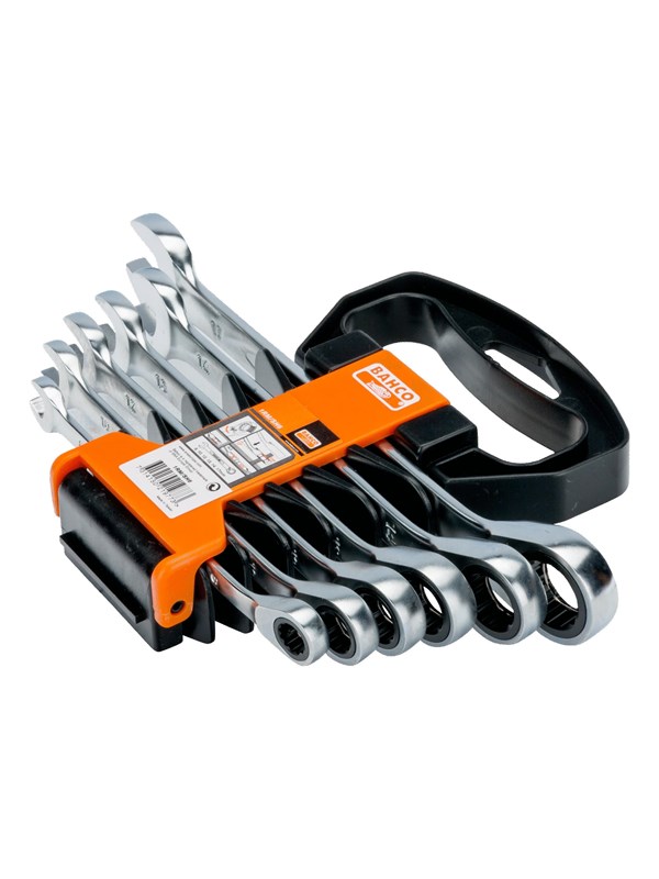 Bilde av Bahco 1rm/sh6 Ring Ratchet Wrench Set