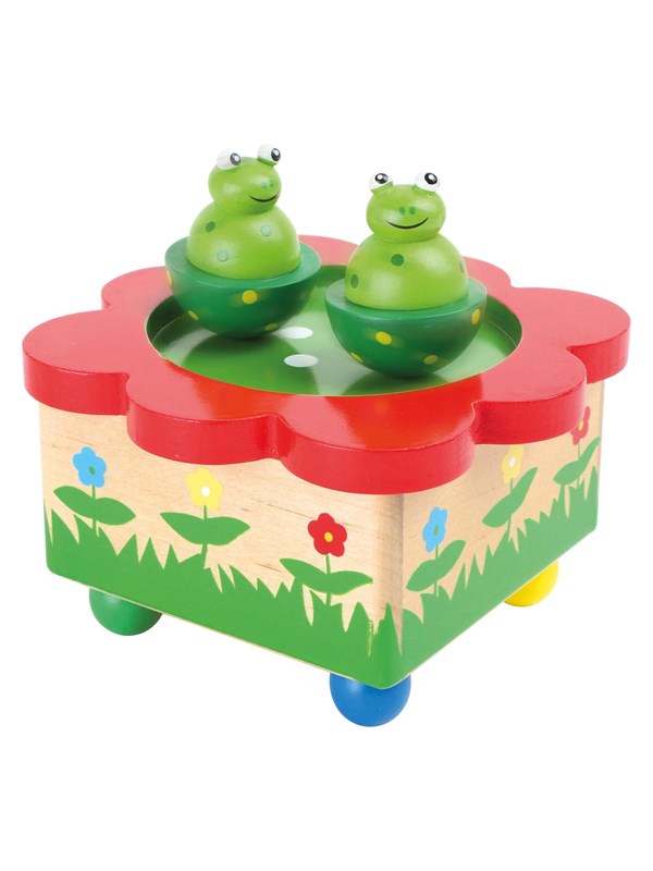 Small Foot - Wooden Music Box Frog