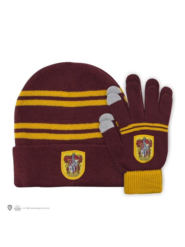 Harry Potter - Beanie/Gloves Gryffindor Kids set EU - Beanie