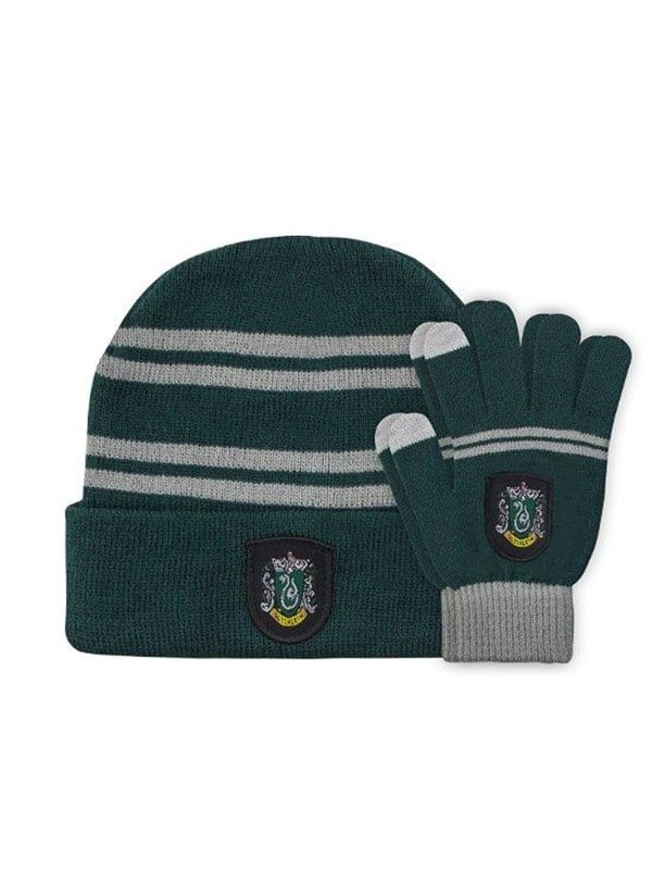 Harry Potter - Beanie/Gloves Slytherin Kids set EU - Beanie