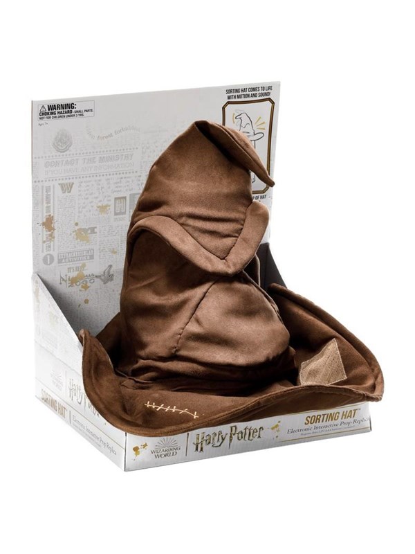 Harry Potter - Electronic Interactive Sorting Hat - on a tray