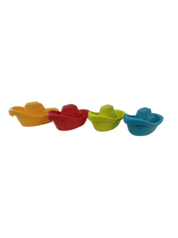 Happy Baby Bath Time Boats 4-Pack