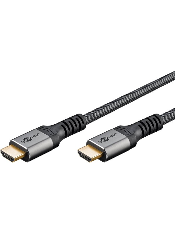 Pro HDMI 2.1 Sleeved - Skjermkabel - 0.5m - Svart