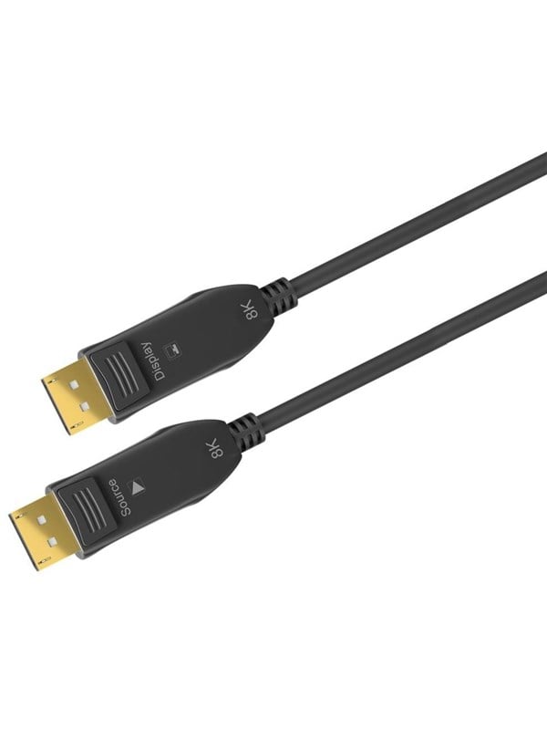 Pro 2.0 Optical DisplayPort - Hybrid - Skjermkabel - 50m - Svart